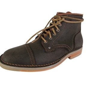 Cole Haan Mens Weston Lace Cap Toe Boot Shoes